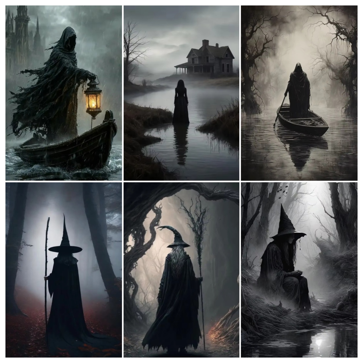 Home Decor Gothic - ภาพพิมพ์โปสเตอร์ศิลปะสไตล์ดาร์กอะคาเดเมีย ลายแม่มดปีศาจ 1 ชิ้น สำหรับตกแต่งห้องนั่งเล่น ตกแต่งบ้าน