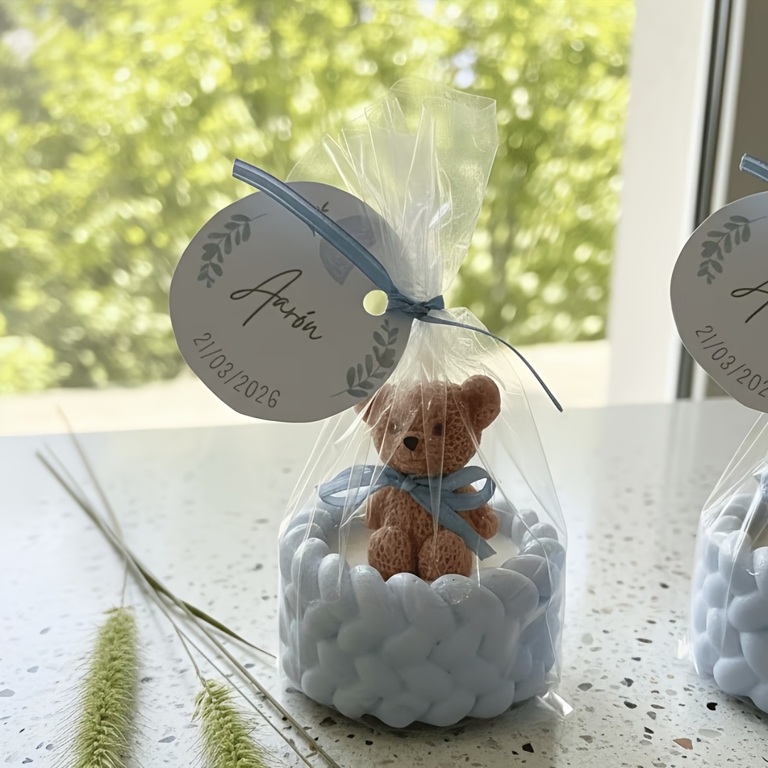 Home Decor Enthusiast - ชุดแม่พิมพ์ซิลิโคนรูปตุ๊กตาหมีและกล่องเก็บของแบบเชือก 2 ชิ้น เหมาะสำหรับงานปั้นดินเหนียว ปูนปลาสเตอร์ งานฝีมือตุ๊กตาหมี