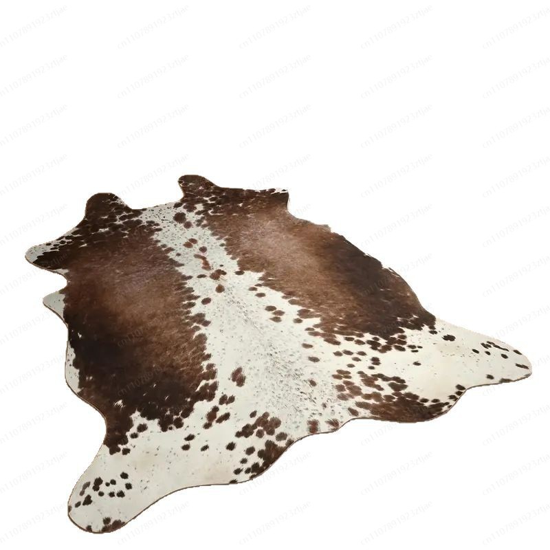 Cowhide Rug Faux - พรมหนังวัวเทียมลดราคาพิเศษจาก Amazon ซักได้ ทนต่อคราบสกปรก เหมาะสำหรับห้องนั่งเล่น ห้องนอน