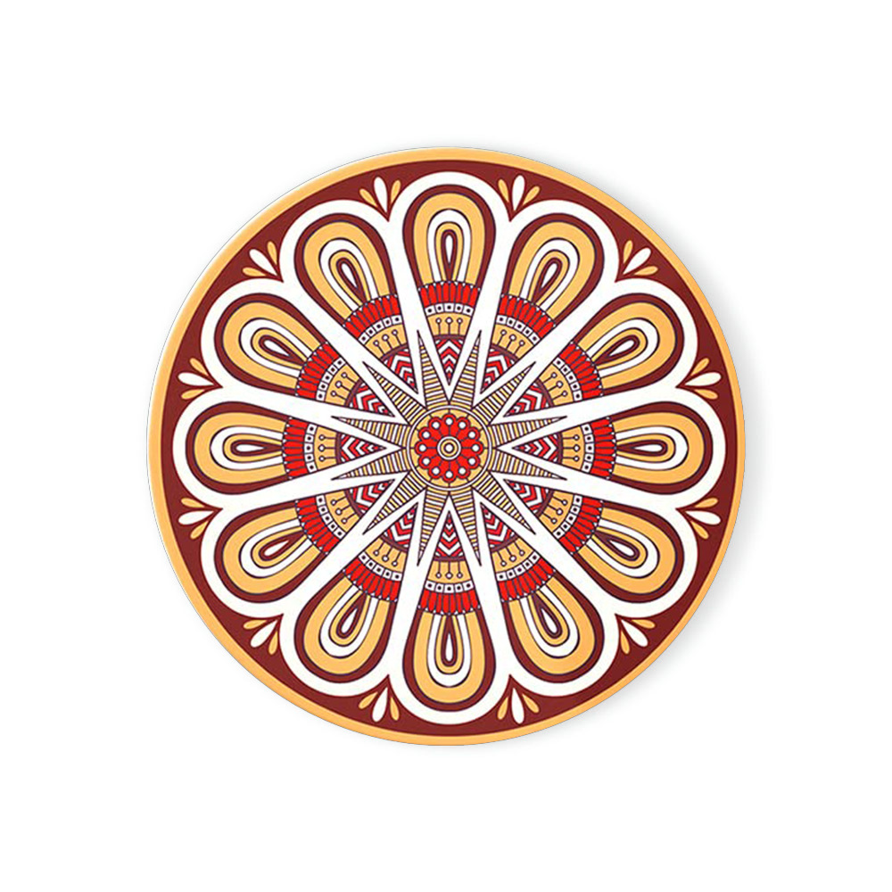 สไตล์ Mandala Enamel Coasters  - Home Decor Kolkata บทวิจารณ์และราคา