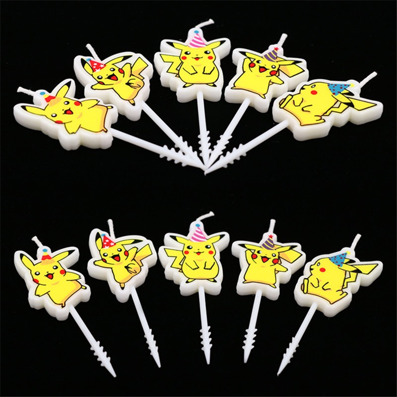 5 ชิ้น/ล็อต Pokemon เค้กวันเกิ - Home Decor Kolkata บทวิจารณ์และราคา