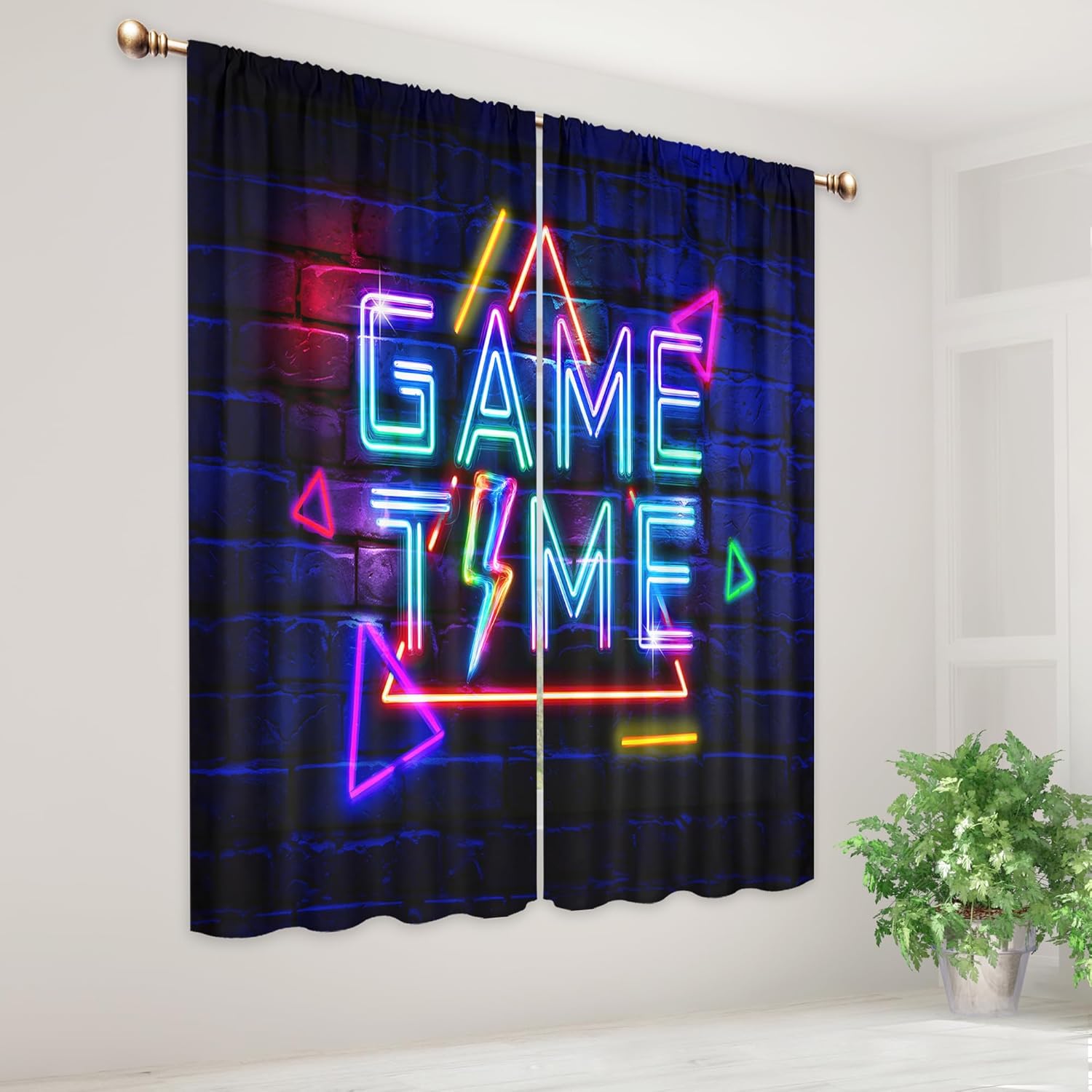 ม่านเกมมิ่งนีออนสำหรับห้องนอนเ - Home Decor Youtube Videos บทวิจารณ์และราคา