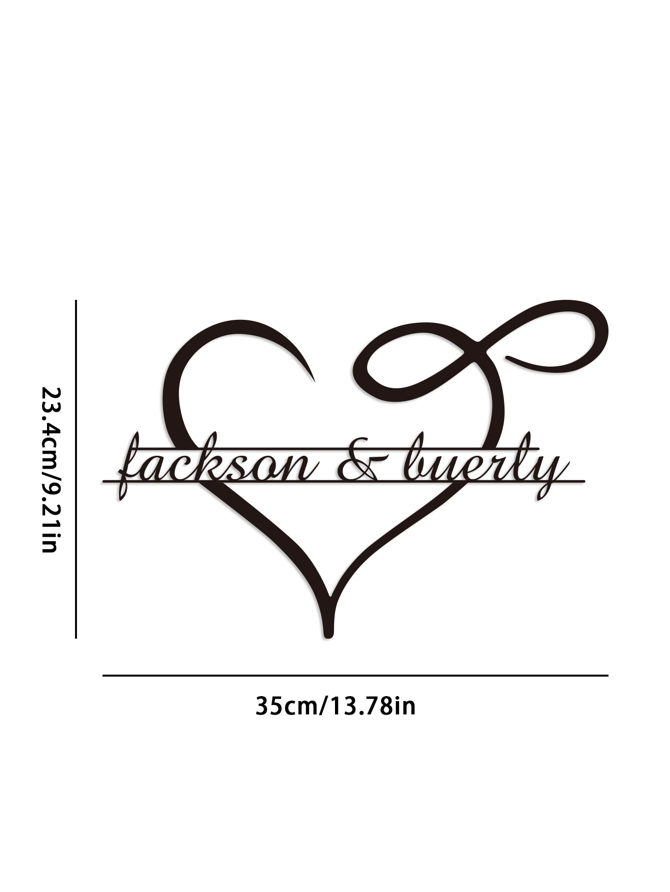 ป้ายโลหะรูปหัวใจแบบกำหนดเอง ใช - Home Decor Lovely Home บทวิจารณ์และราคา
