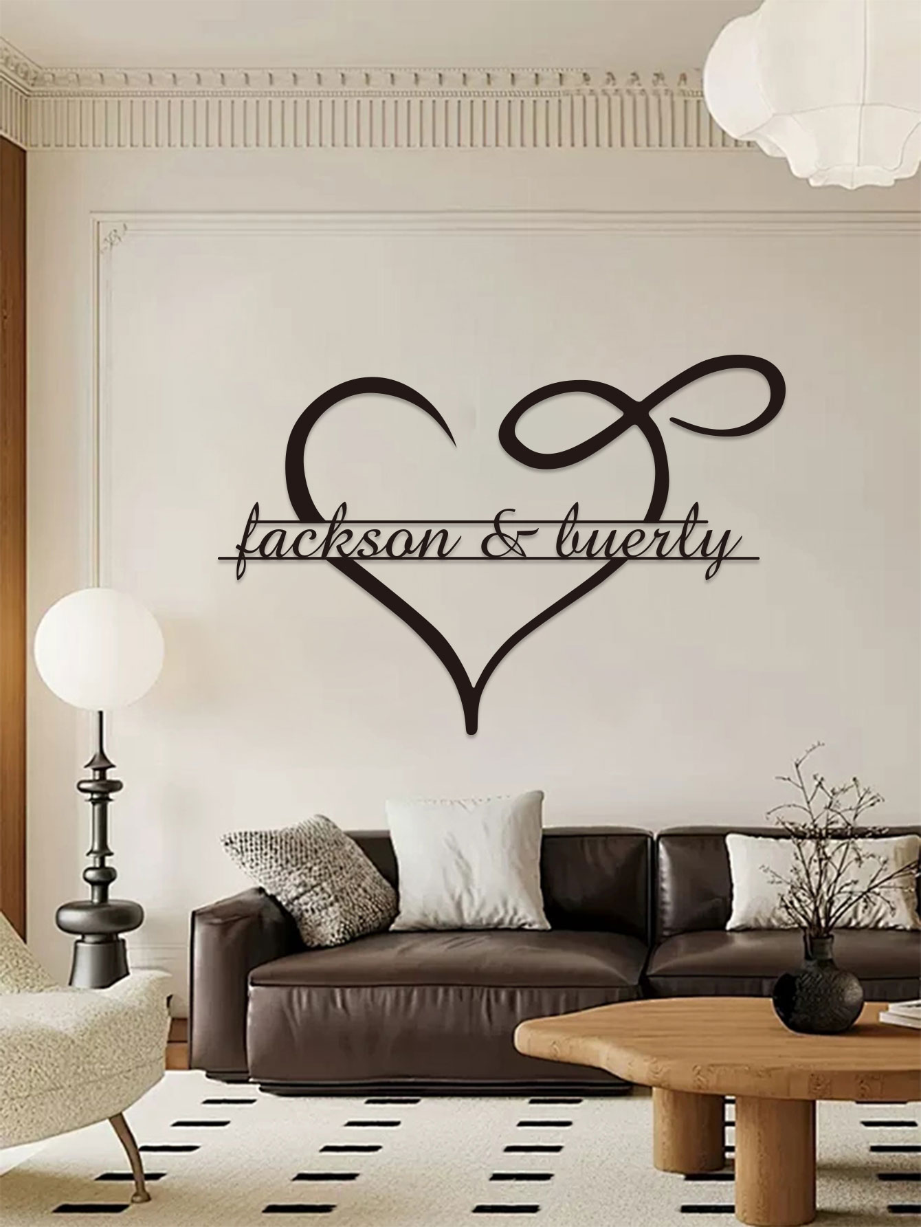 ป้ายโลหะรูปหัวใจแบบกำหนดเอง ใช - Home Decor Lovely Home บทวิจารณ์และราคา