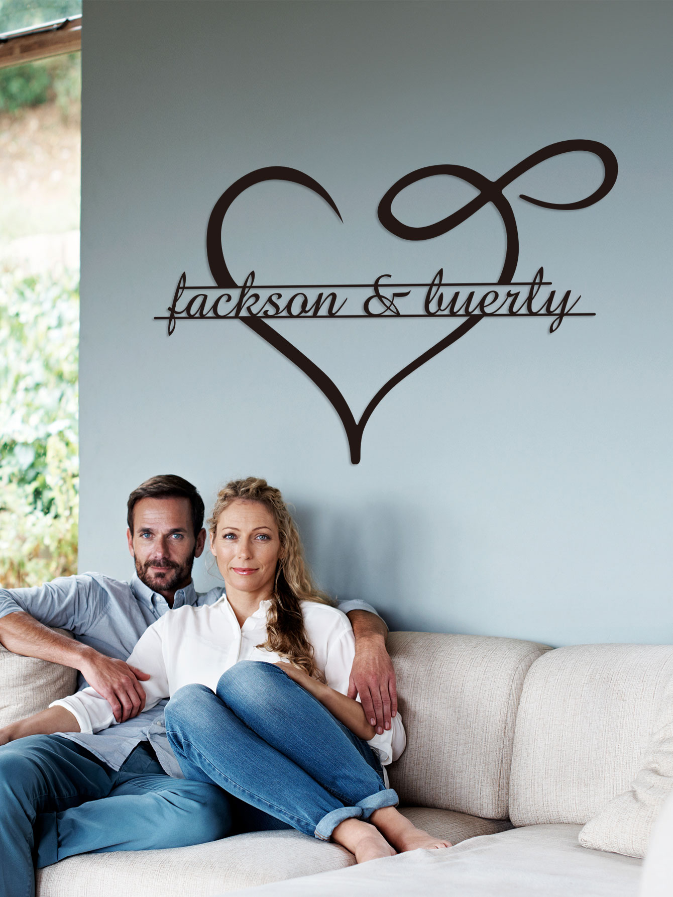 ป้ายโลหะรูปหัวใจแบบกำหนดเอง ใช - Home Decor Lovely Home บทวิจารณ์และราคา