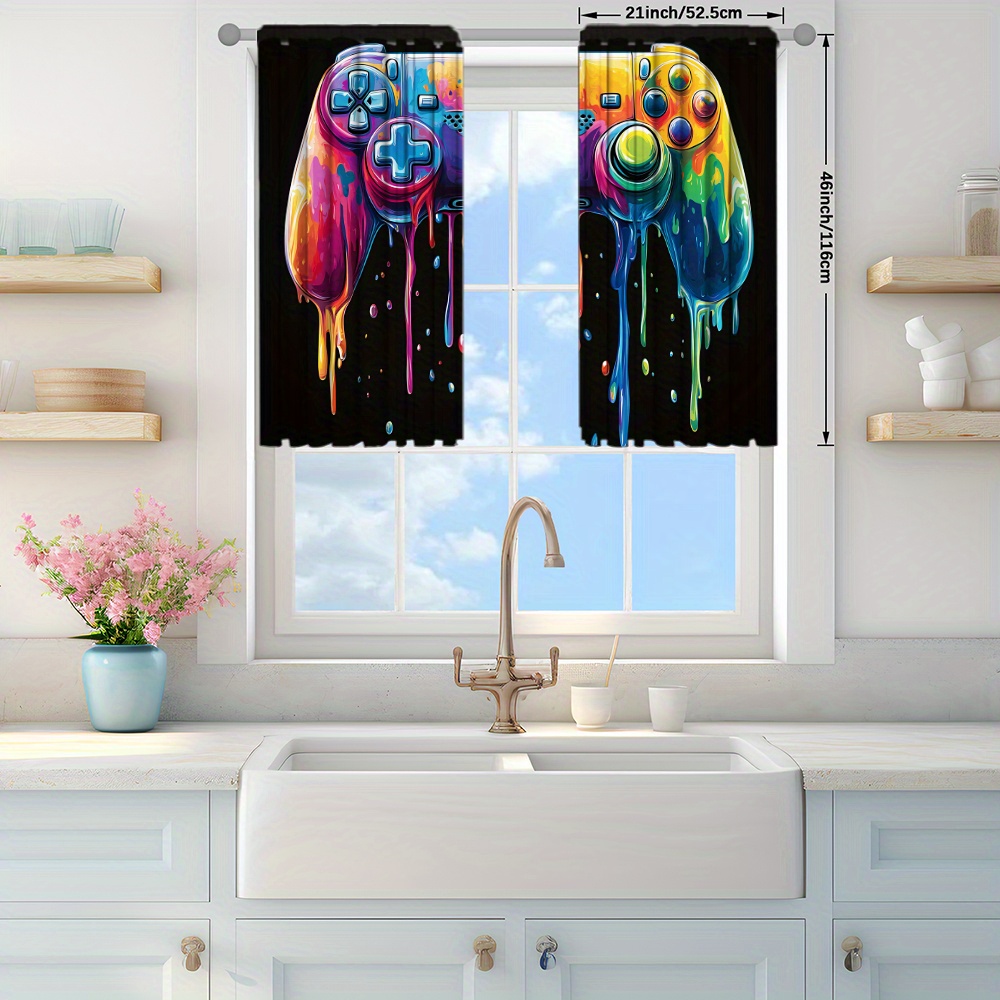 ผ้าม่านลายเกมย้อนยุค ผ้าม่านป๊ - Home Decor Youtube Videos บทวิจารณ์และราคา