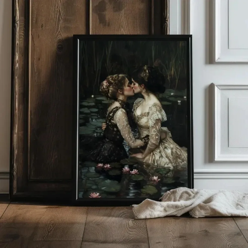 โปสเตอร์กอธิคเลสเบียนสไตล์วิคต - Home Decor Gothic บทวิจารณ์และราคา