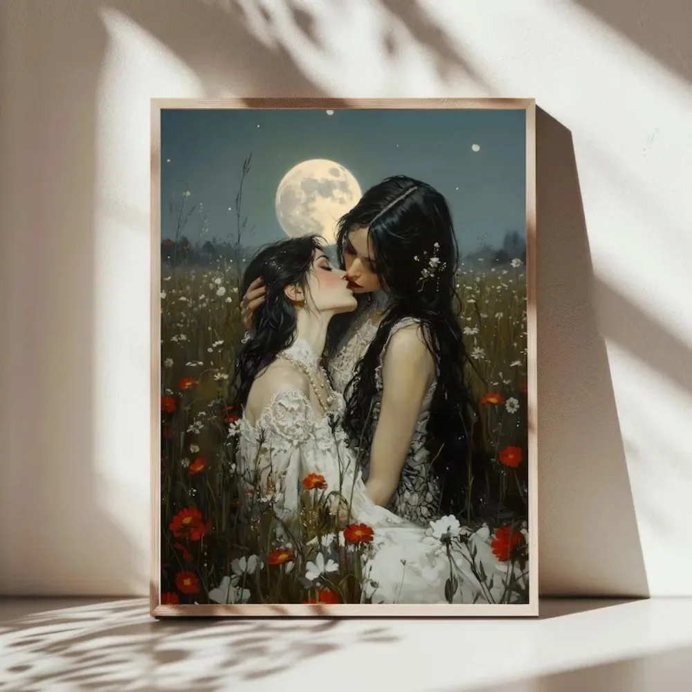 โปสเตอร์กอธิคเลสเบียนสไตล์วิคต - Home Decor Gothic บทวิจารณ์และราคา