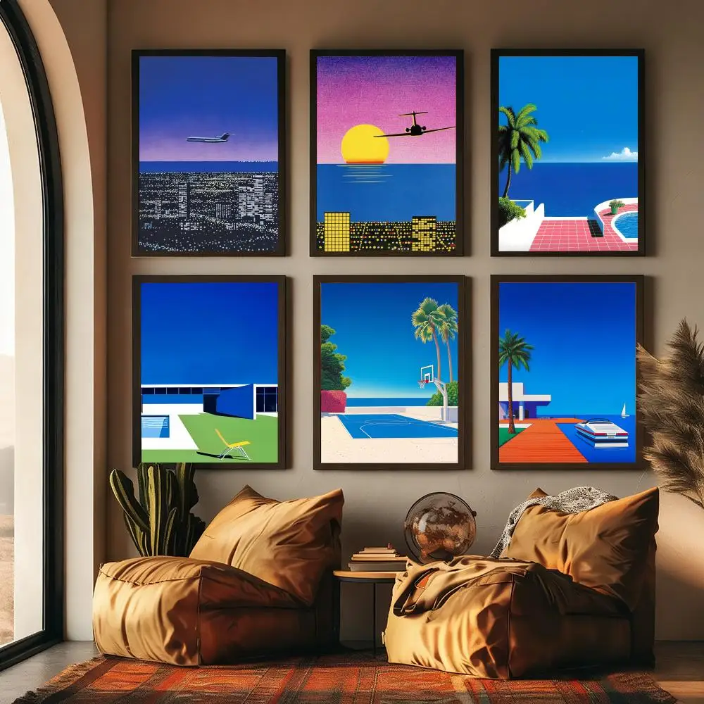 1 ชิ้นไร้กรอบ เอช-ฮิโรชิ นางาอ - Geometric Wall Art บทวิจารณ์และราคา
