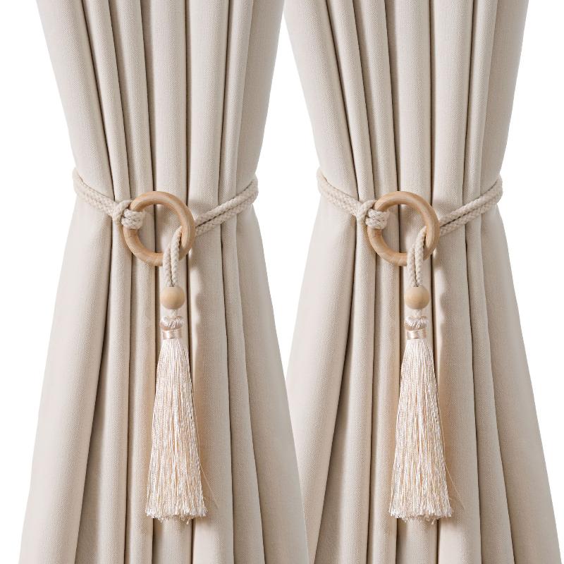 สายรัดผ้าม่านสไตล์โบฮีเมียน ปร - Home Decor Curtains บทวิจารณ์และราคา