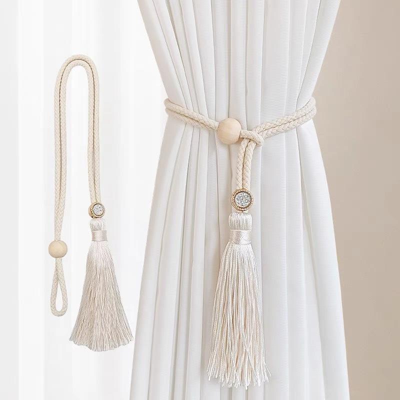 สายรัดผ้าม่านสไตล์โบฮีเมียน ปร - Home Decor Curtains บทวิจารณ์และราคา
