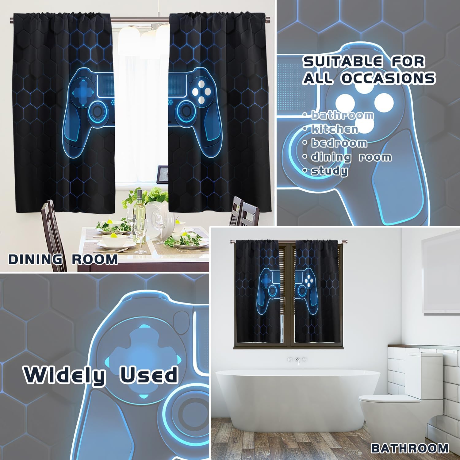ม่านเกมมิ่งหรูหราสำหรับคอนโทรล - Home Decor Youtube Videos บทวิจารณ์และราคา