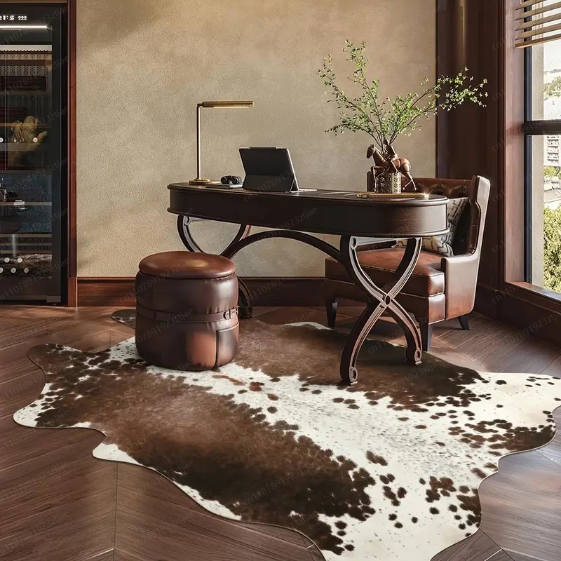 พรมหนังวัวเทียมลดราคาพิเศษจาก  - Cowhide Rug Faux บทวิจารณ์และราคา