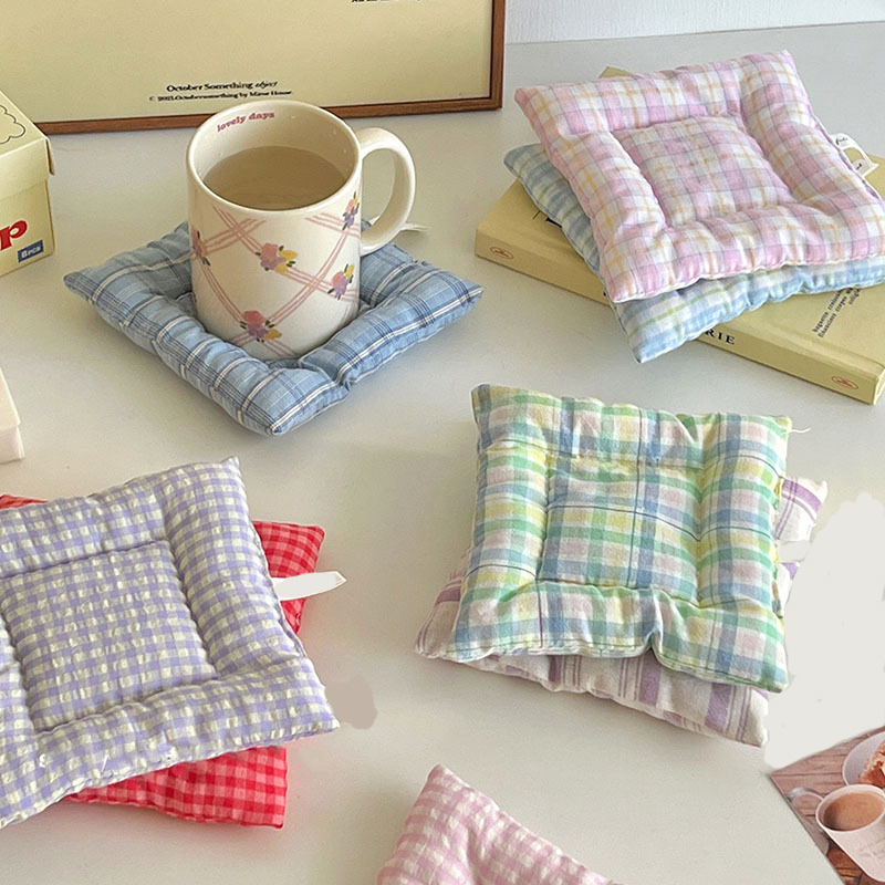 แผ่นรองแก้วสไตล์เกาหลี ทำด้วยม - Home Decor Kolkata บทวิจารณ์และราคา