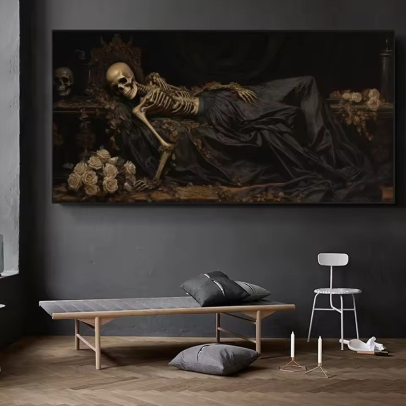 ภาพวาดศิลปะโกธิคแนวดาร์กอาร์ต  - Home Decor Gothic บทวิจารณ์และราคา