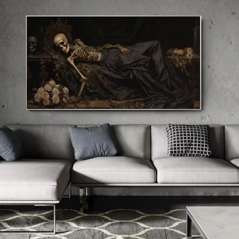 ภาพวาดศิลปะโกธิคแนวดาร์กอาร์ต  - Home Decor Gothic บทวิจารณ์และราคา