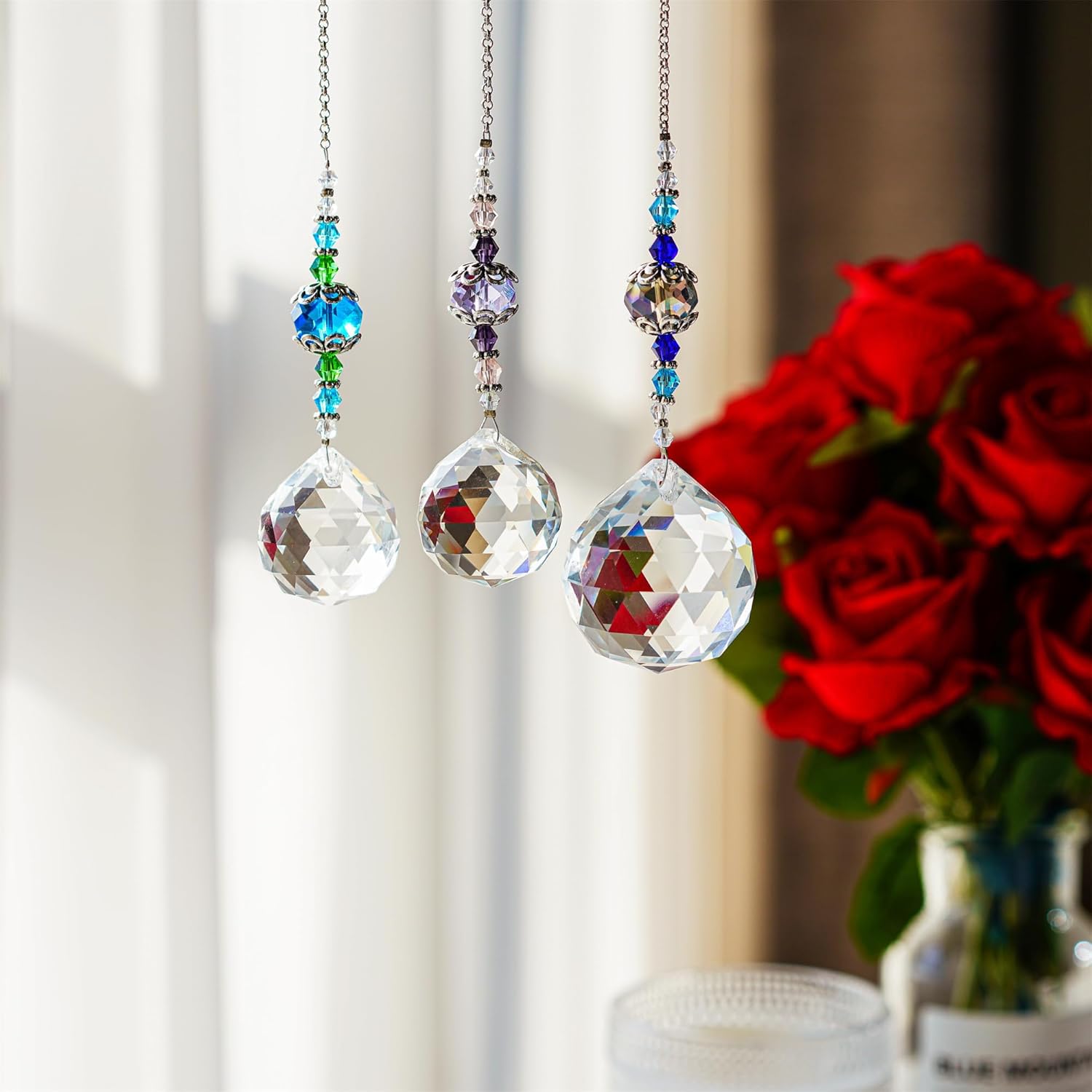 คริสตัล Suncatcher แขวนสําหรับ - Crystal Sun Catcher บทวิจารณ์และราคา