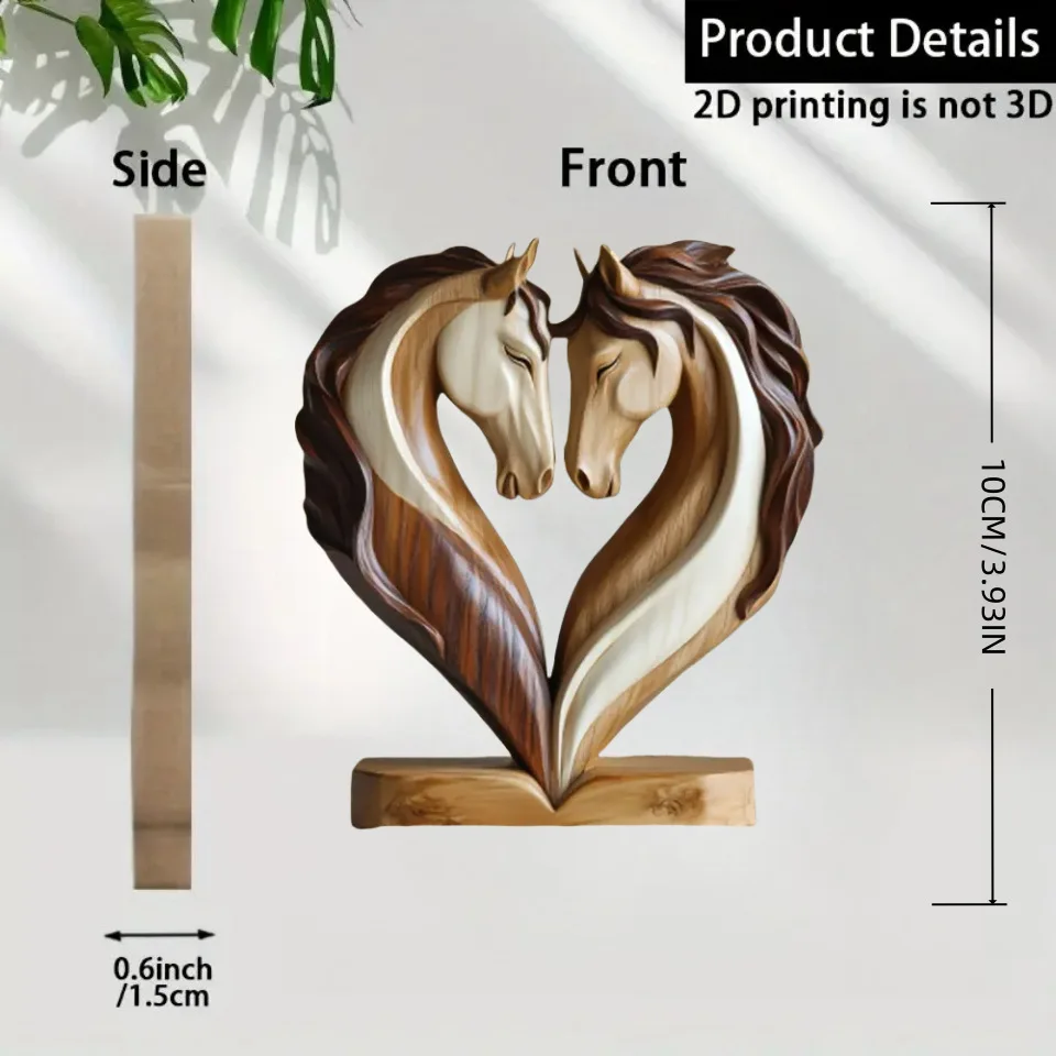 2D แบนแมวไม้แมวสุนัขคู่ประติมา - Home Decor Enthusiast บทวิจารณ์และราคา