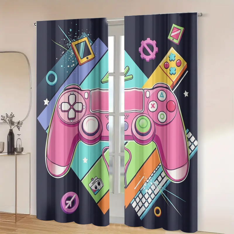 ม่านตกแต่งห้องเกมเมอร์ ลายคอนโ - Home Decor Youtube Videos บทวิจารณ์และราคา