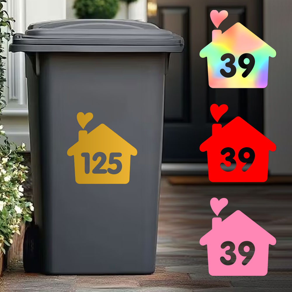 สติกเกอร์ติดบ้านแบบกำหนดเอง 1  - Home Decor Outdoor บทวิจารณ์และราคา