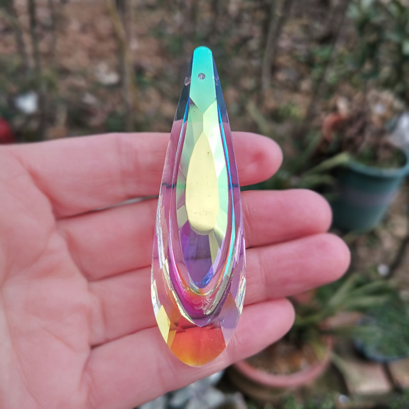 76 มม.สายรุ้งคริสตัลปริซึม Sun - Crystal Sun Catcher บทวิจารณ์และราคา