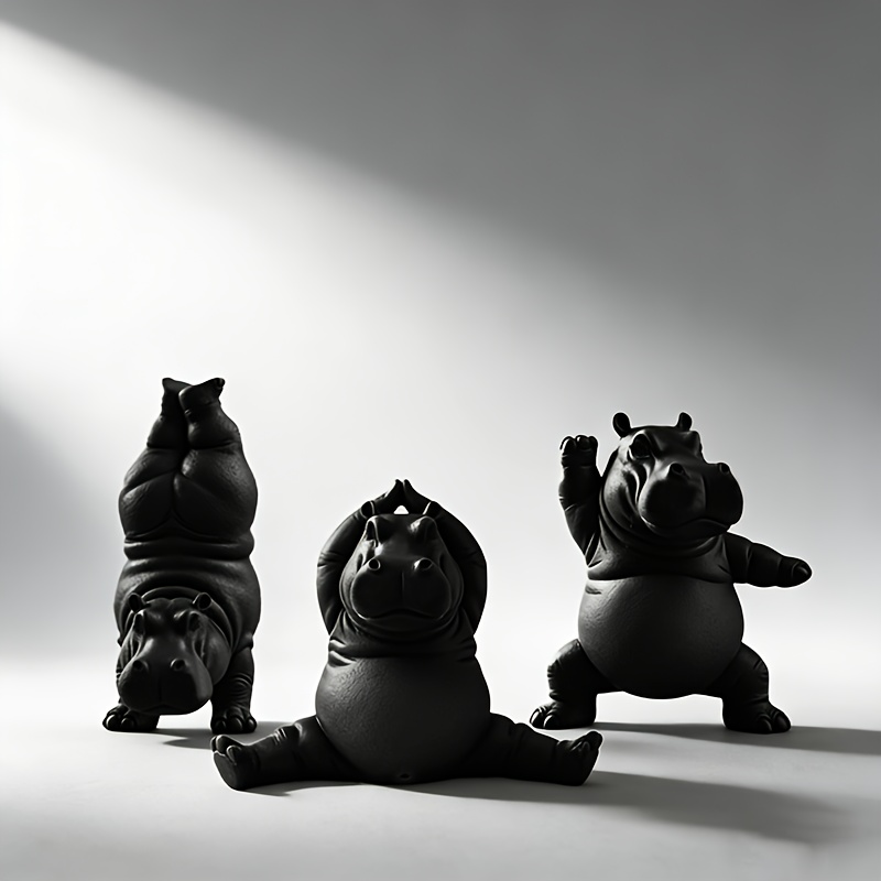 1 X ของตกแต่งรูปปั้นฮิปโป - ขอ - Home Decor Enthusiast บทวิจารณ์และราคา